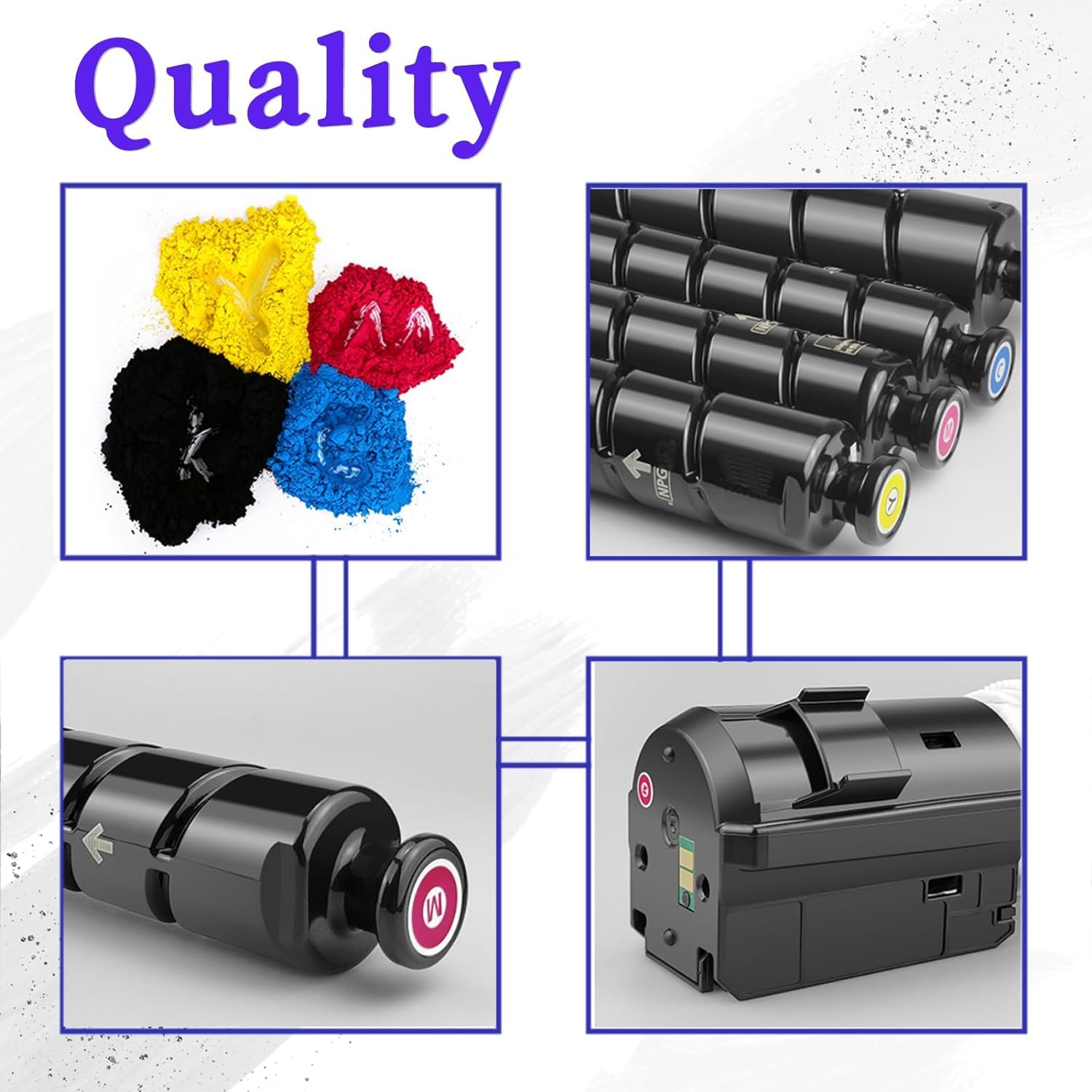 M JET TONER NPG 76 Toner Cartridge Compitable with Canon