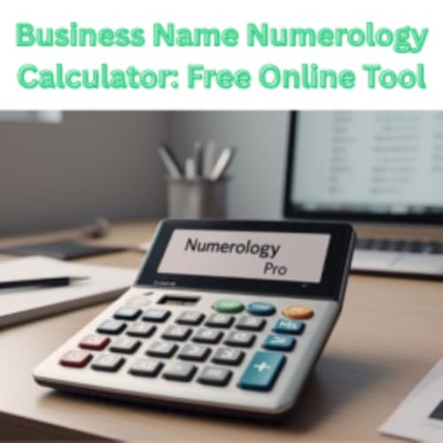 Business Name Numerology Calculator