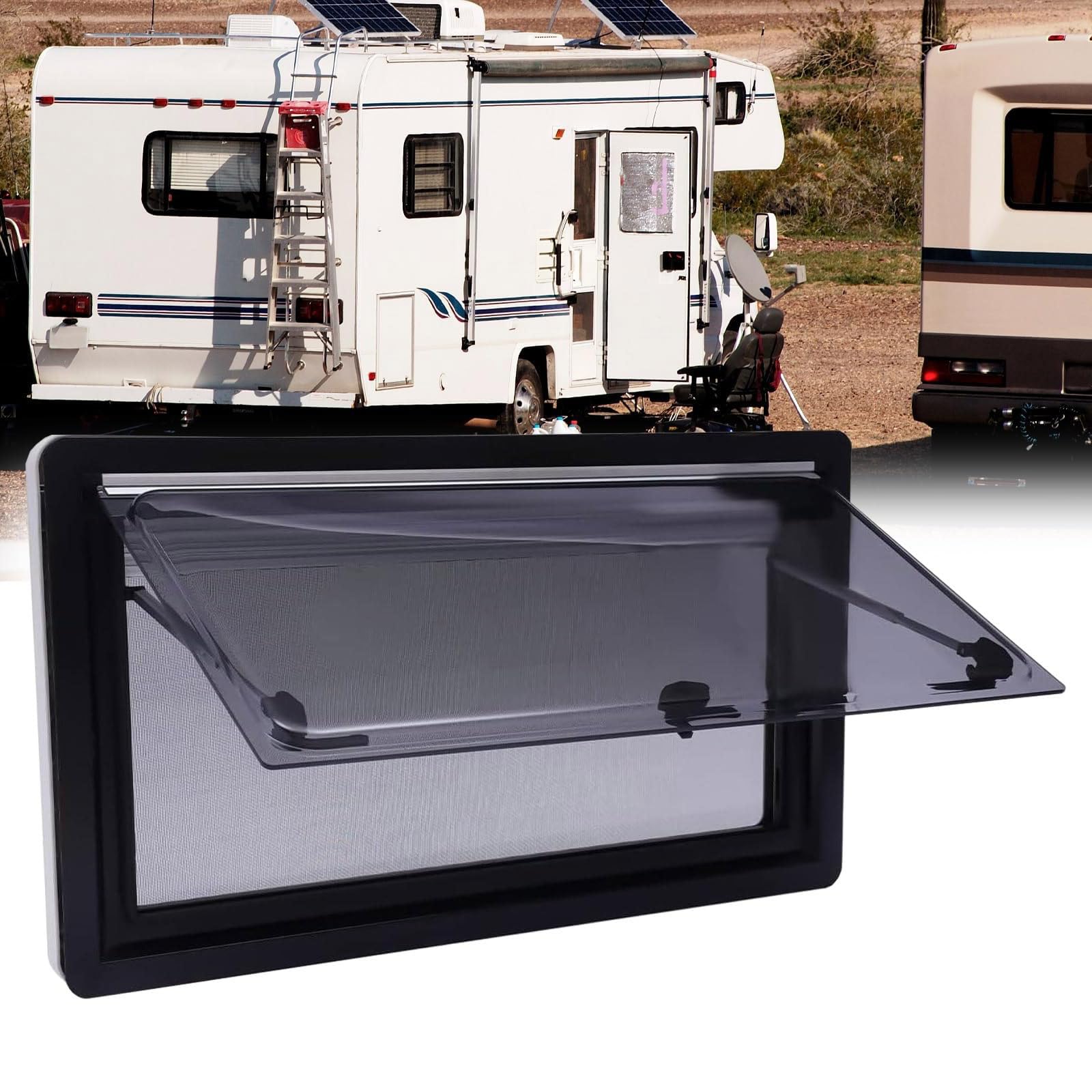 Fenêtre latérale de Caravane, fenêtre de Caravane, fenêtre coulissante avec moustiquaire, fenêtre d'aération pour véhicules de Caravane RV, caravanes, Camping-Cars 700 * 550mm
