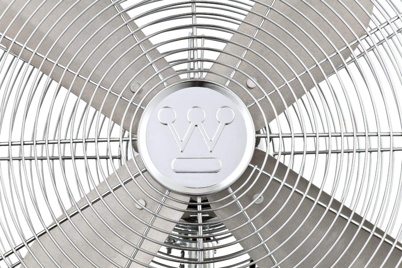 Westinghouse Lighting Silver Stream 7242140 przenośny wentylator 3 w 1, możliwość instalacji jako wentylator stołowy, stojący lub ścienny, 40 cm