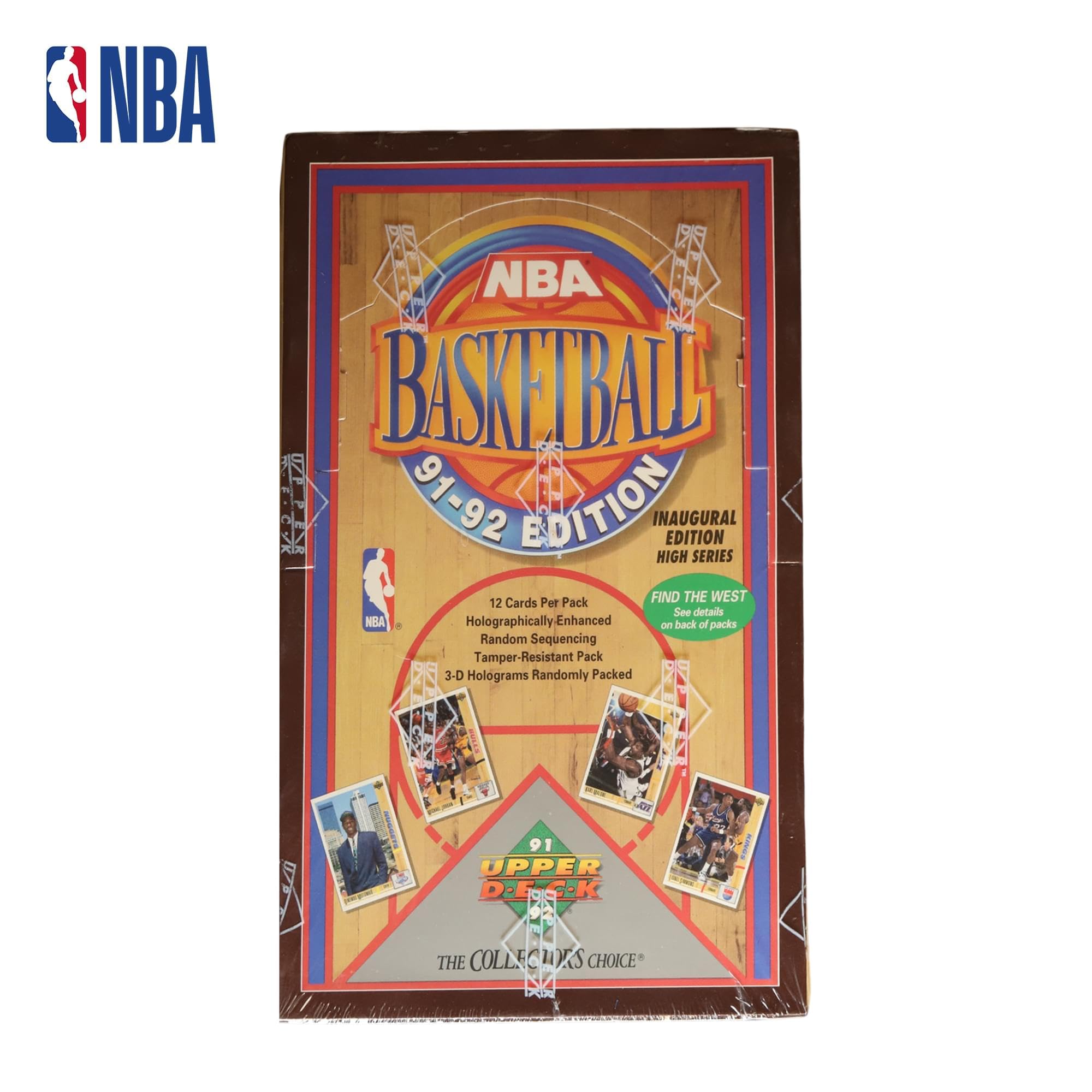 Amazon.com: 1991-92 Upper Deck NBA Basketball Card Wax Pack Box