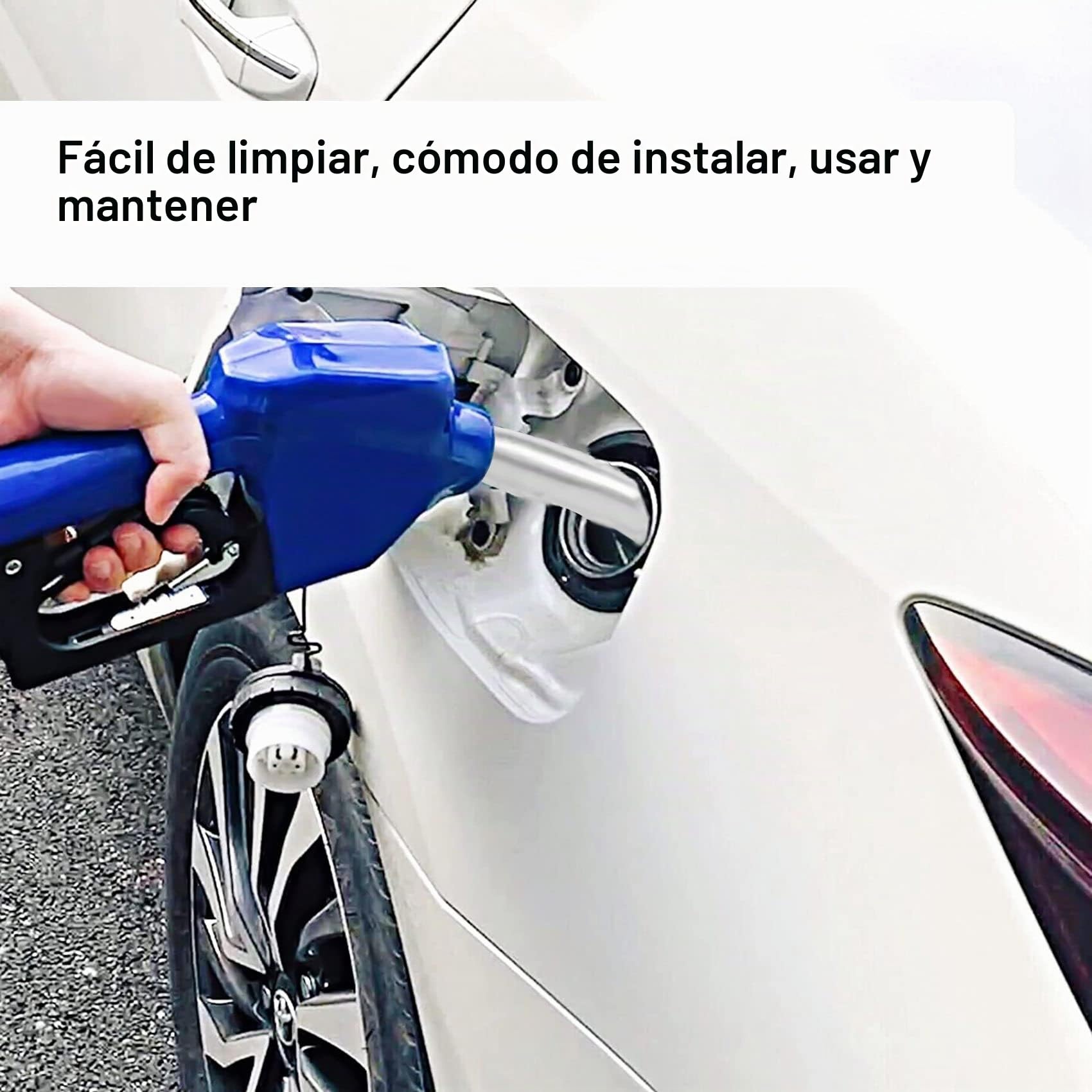 Boquilla automática 3/4 NPT DEF/AdBlue de acero inoxidable con bomba de transferencia DEF giratoria,Pistola de combustible automática,Boquilla manual/automática, enrollador