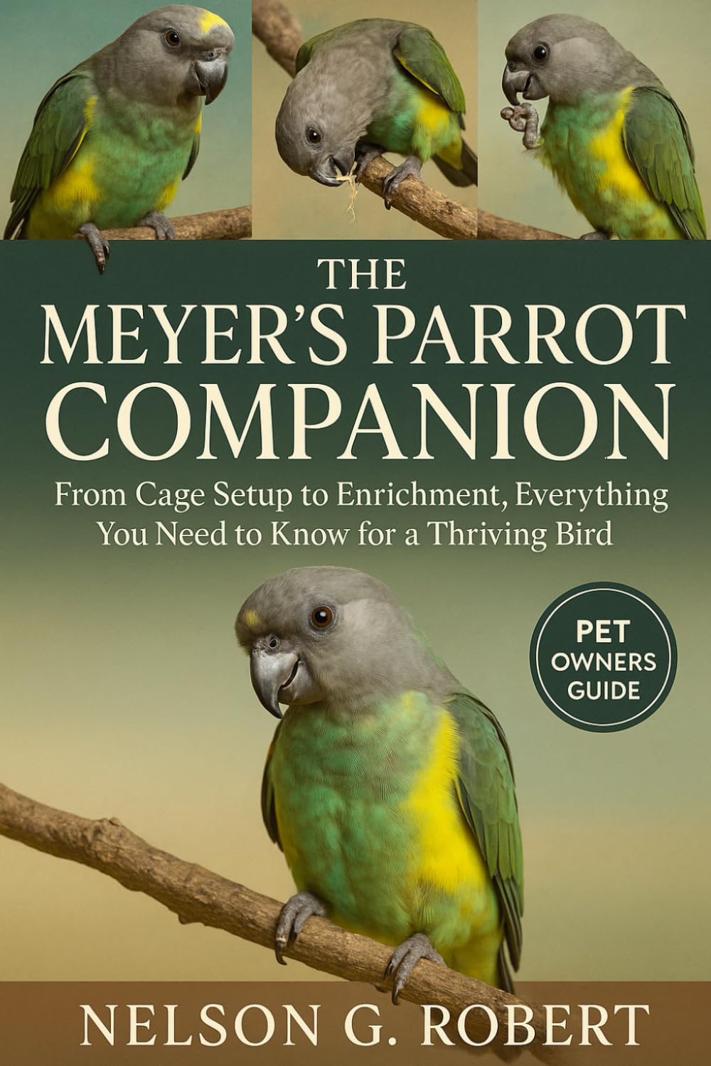 The Meyer’s Parrot Companion: From Cage Setup to Enrichment, Everything You Need to Know for a Thriving Bird