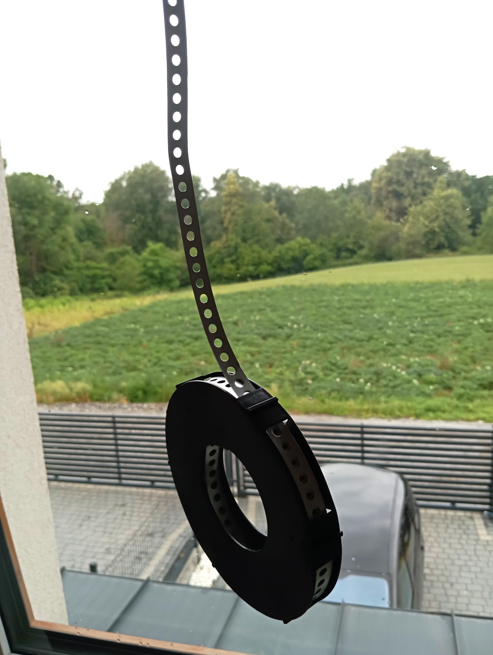 HAFD Perforated Metal Mounting Tape, Galvanised Steel Fixing Strap for Wood Pipe & Cable Installation - Image 4