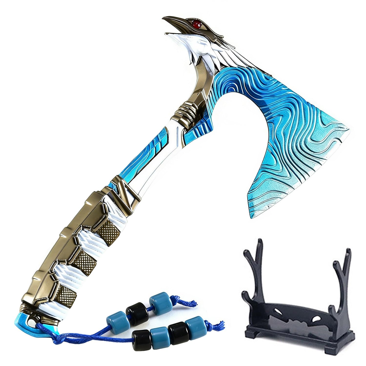 Wonsunte Apex Bloodhound Raven's Bite Recolor Heirloom Replica – Winter's Bane 12 cm (4.7 in) Full Metal Display Collectible Desk Decor Gift for Fans & Collectors