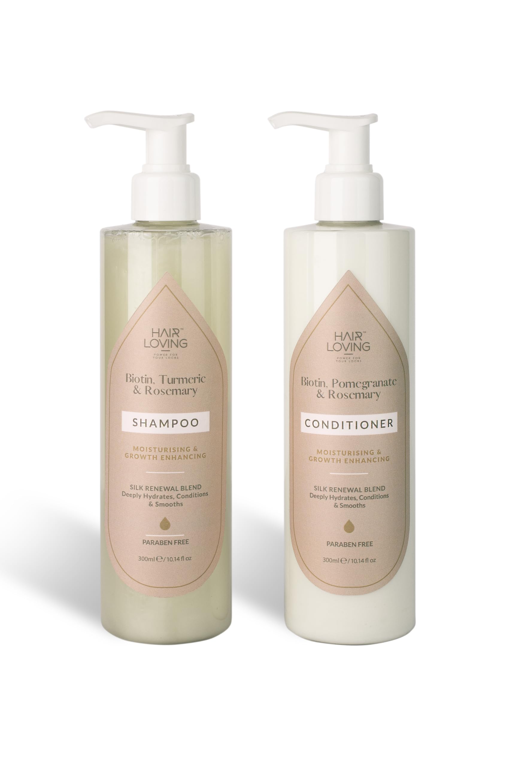 Hair Loving™ Shampoo and Conditioner Sets Duo (300ml X 2), Cream, 300 ml (Pack of 1)