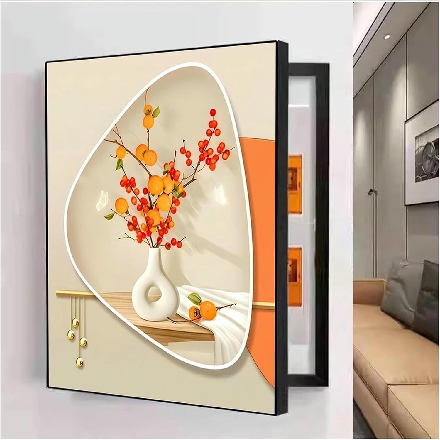 Modern Meter Box Decorative Painting Hidden Circuit Breaker Panel Electrical Panel Cover Lid The Electric Meter Box Decorative Painting Removable
