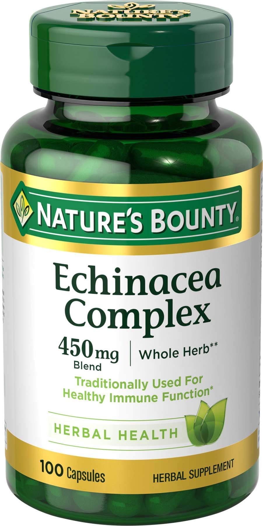 Nature'S Bounty - Echinacea Complex 450 Mg. 100 Capsules