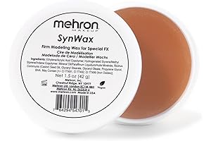 Mehron Makeup Anti Shine SynWax | Firm Modeling Wax for Special FX...