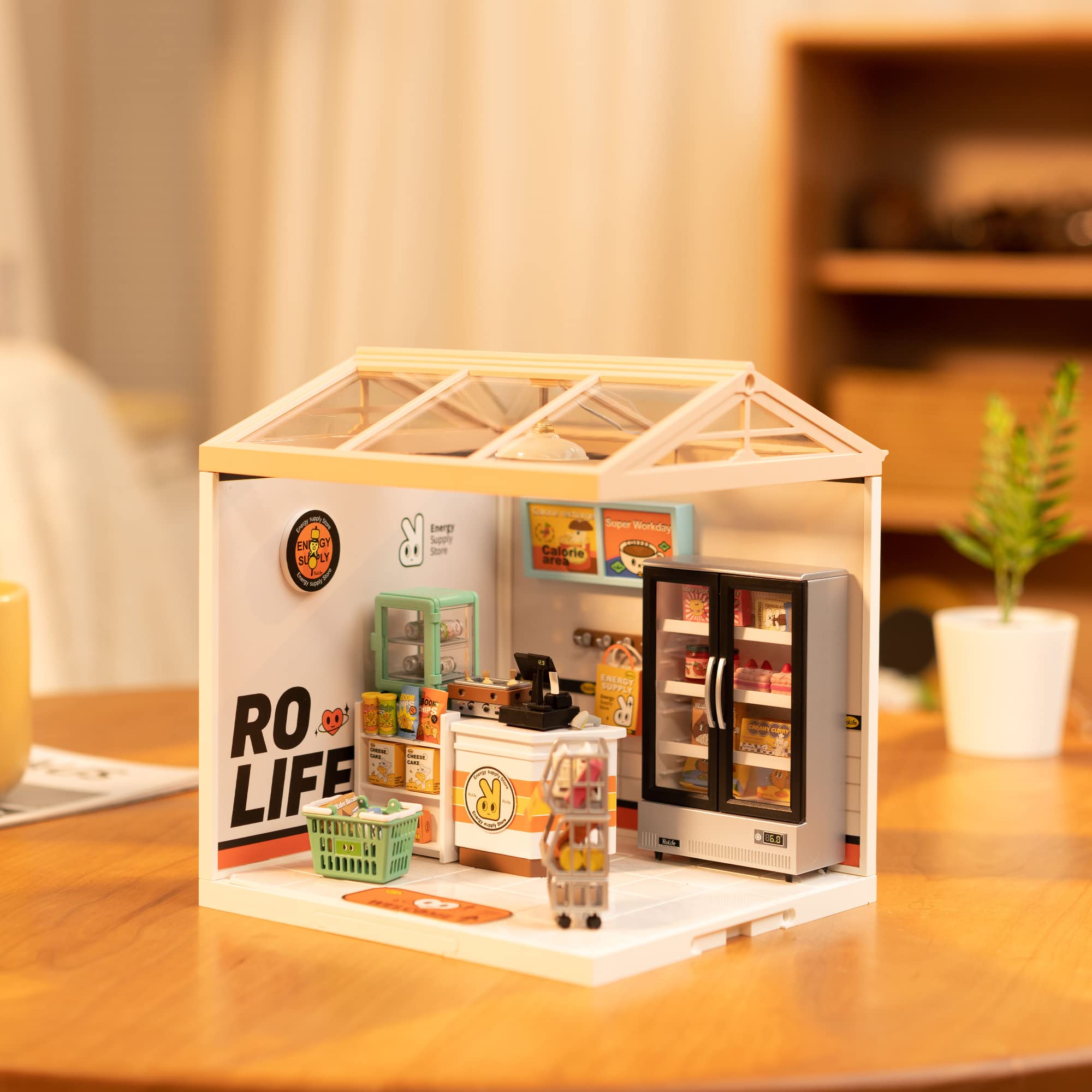 Amazon | Rolife DIY プラモデルキット コンビニ ミニチュアハウス