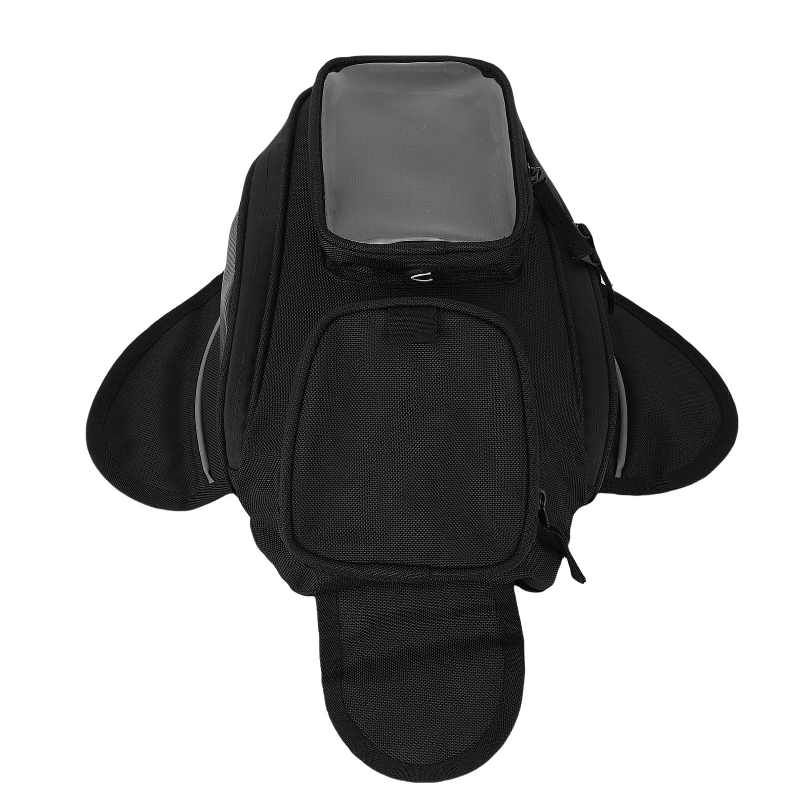 Borsa da serbatoio universale per moto, robusta borsa da serbatoio magnetica impermeabile per olio combustibile nera adatta per la maggior parte delle moto, moto ed enduro