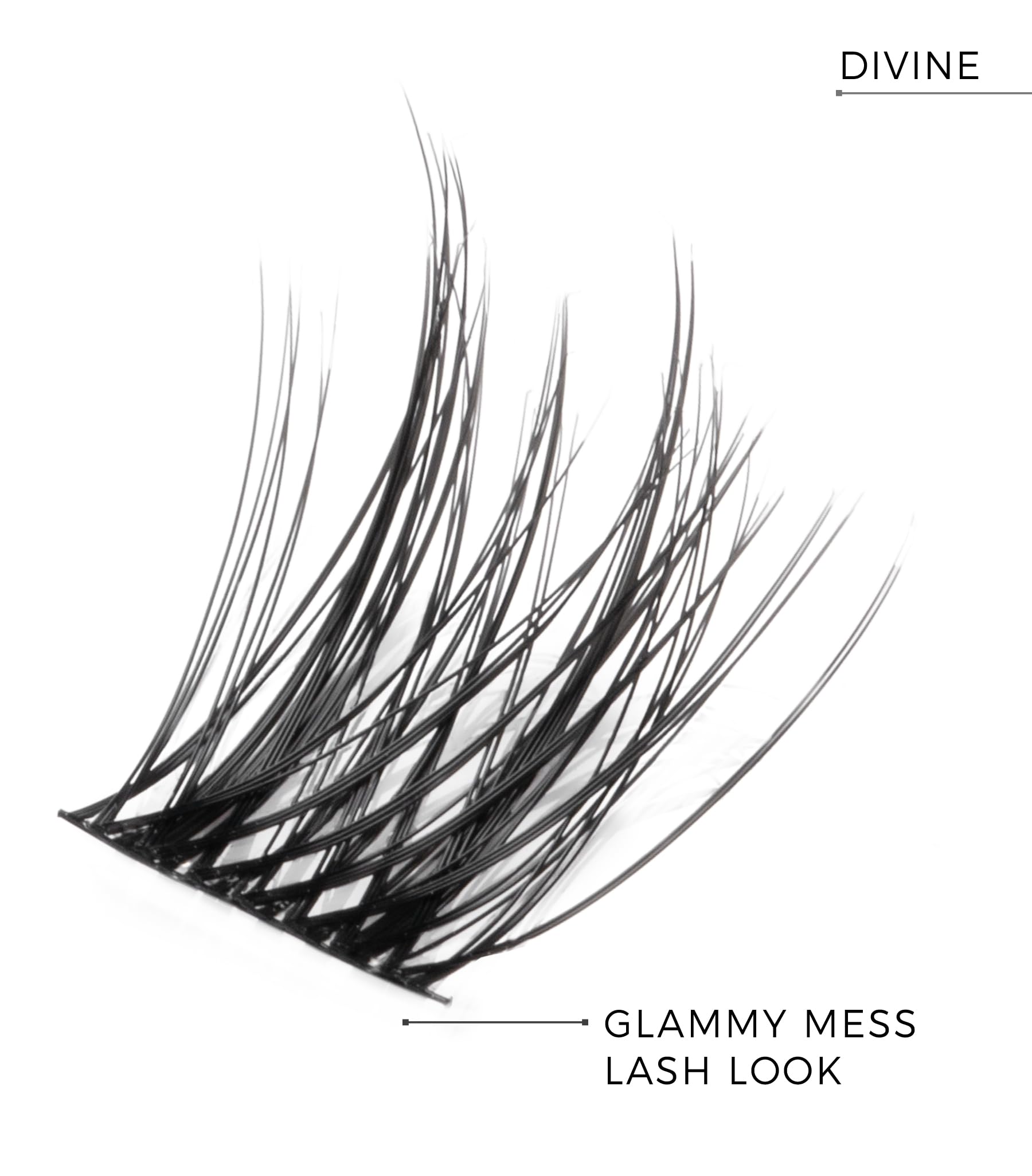 Nanolash DIY Eyelash Extensions 36 pcs, cluster lashes DIY - Image 3