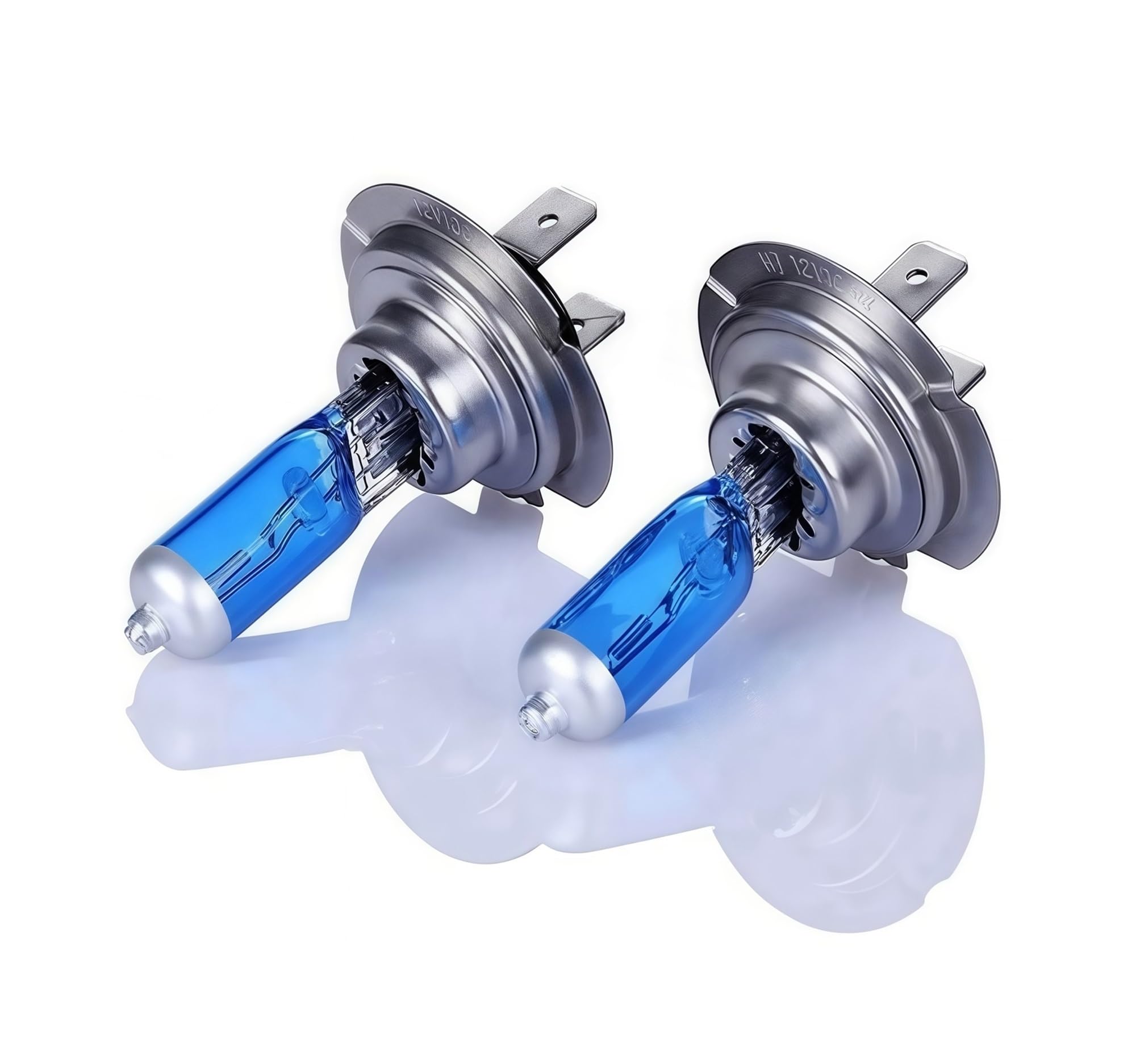 10 Uds 24V H7 100W 5000K Bombilla halógena Luces antiniebla súper Brillantes lámpara de Faro de Alta Potencia Fuente de Coche estacionamiento Blanco