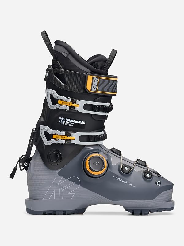 Botas de esquí Mindbender 100 BOA para hombre | GripWalk, horma de 98 mm, volumen medio, flexión media, modo caminar, botín termomoldeable