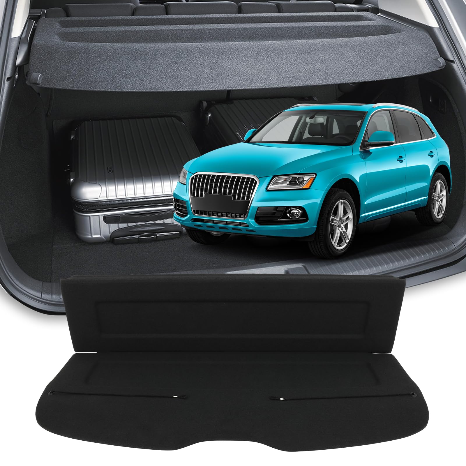 アウディAudi Q5 トノカバー Amazon.com: Cargo Cover for 2010-2017 Fit for Audi Q5 2.0L 2010