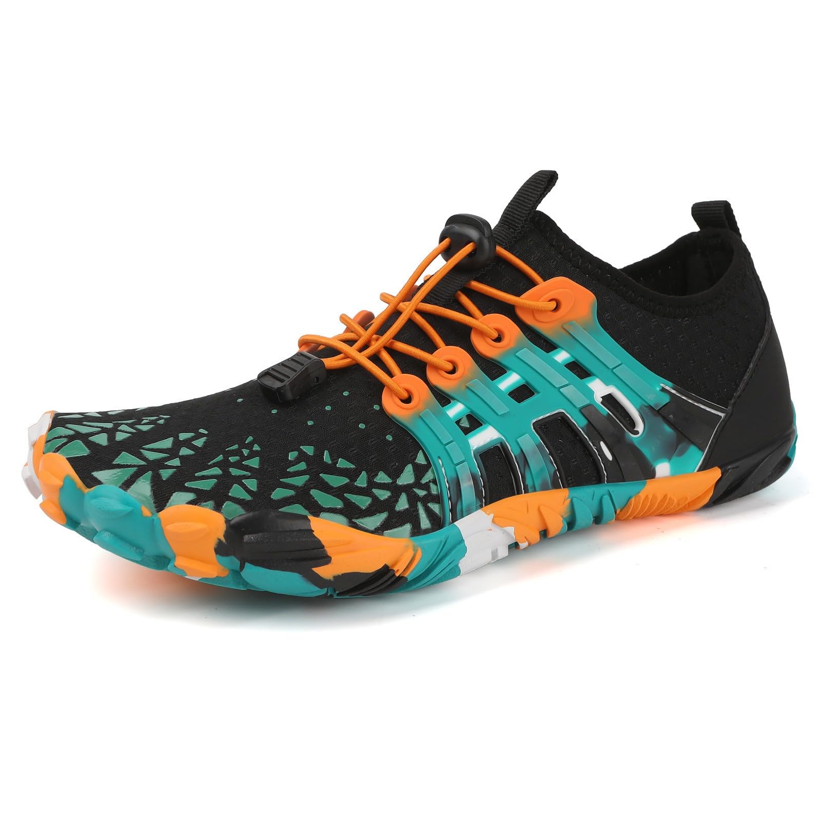 Zapatillas Mujer Zapatos acuáticos para mujer y hombre, zapatos de playa, pies descalzos, deportes al aire libre verano para senderismo, natación, playa, río, piscina, zapatos de piscina para mujer