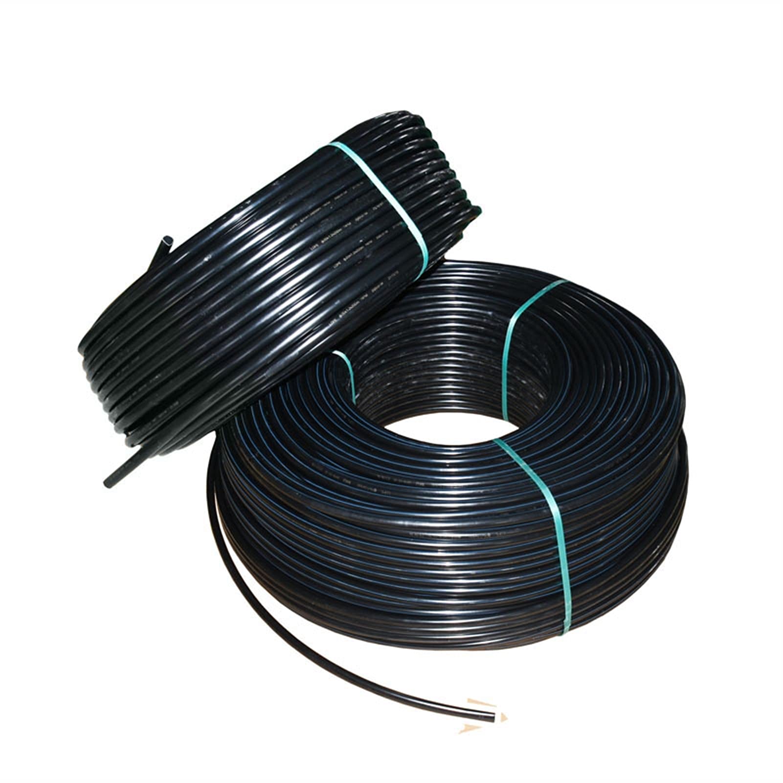 Lueao Cqinju-Tubo Flexible de PVC 16mm EDUCACIÓN FÍSICA Tubo de riego 5/8" DN15 LDPE Tubo JARDÍN Irrigación de la Manguera de Regalo de Efecto Invernadero de 10m 15m, Amplia Gama de Aplicaciones
