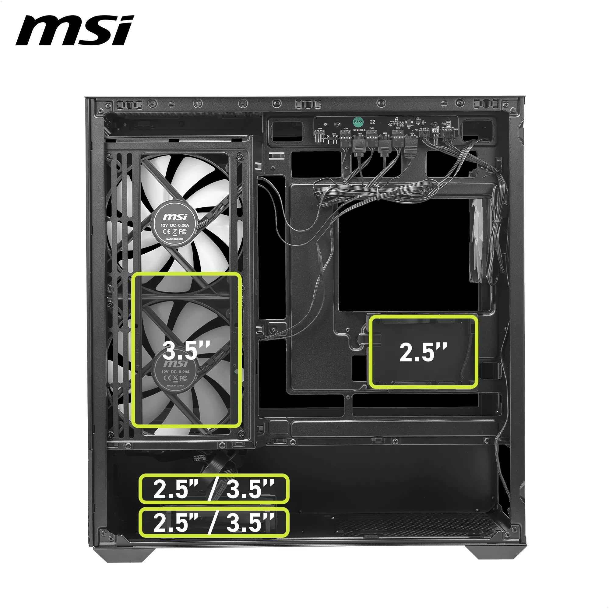 MSI MAG PANO M110R Boîtier PC Gaming Micro-ATX et Mini-ITX