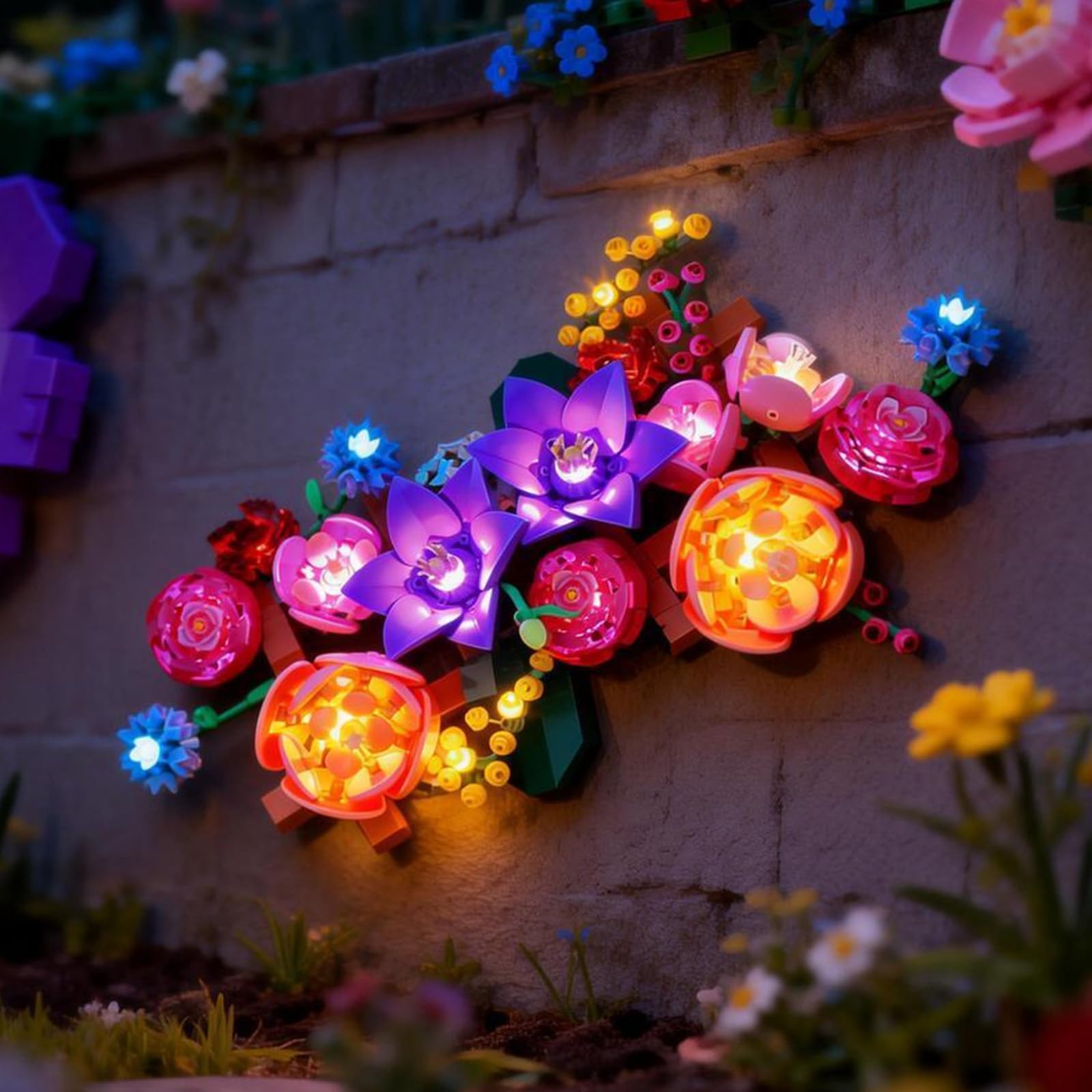 BRIKSMAX 2.0 Light Kit Compatible with Lego The Botanical Collection Flower Wall 11503 Building Sets - Original LED Lighting Kits (Accessories Only) for Display, Gifts & Collectors — image 1
