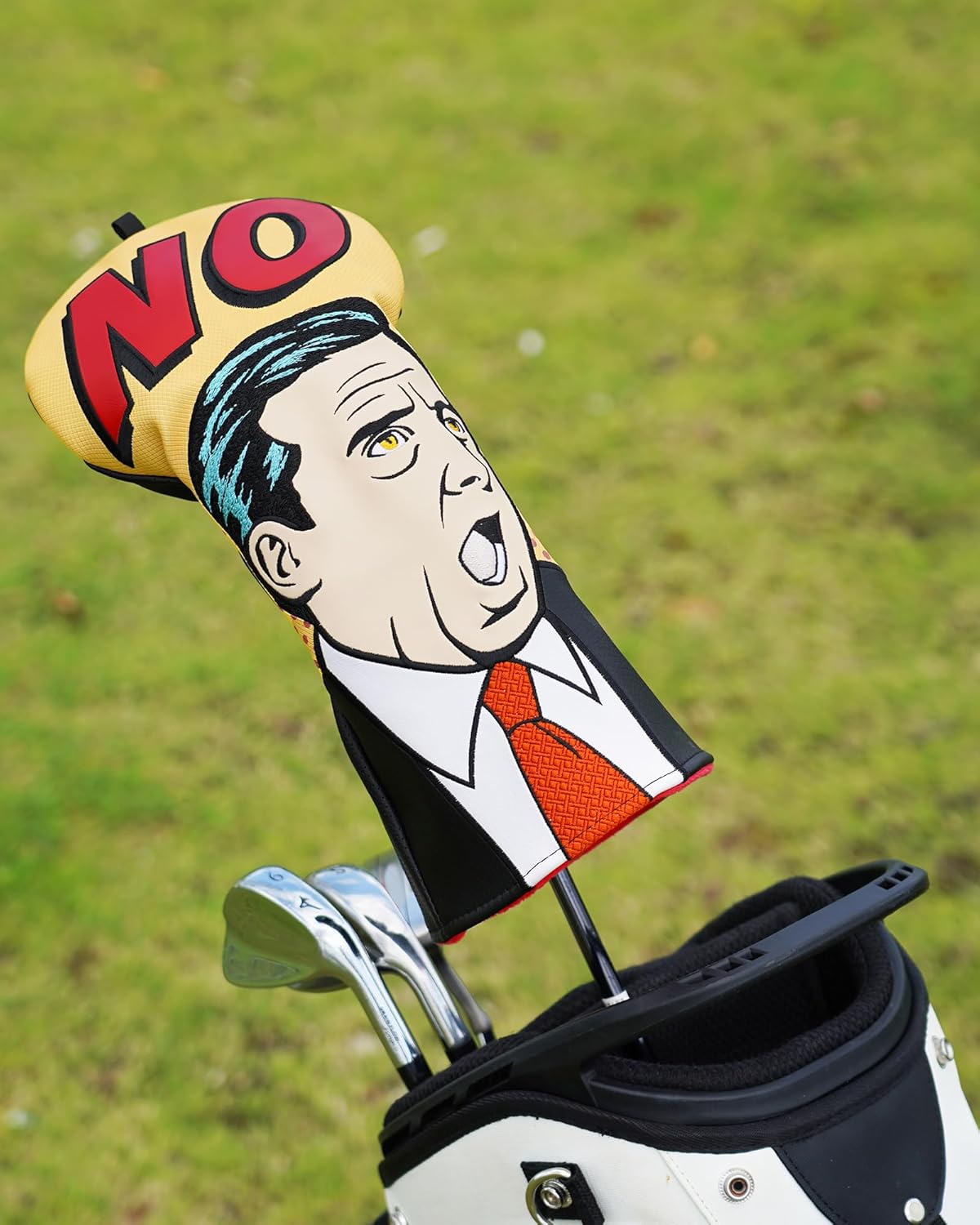The Office Golf Head Covers, Funny Office Merchandise Driver Head Cover, Pop Art Collection Driver Headcover Gifts for Men, Father, Dad, Boyfriend or Coworkers