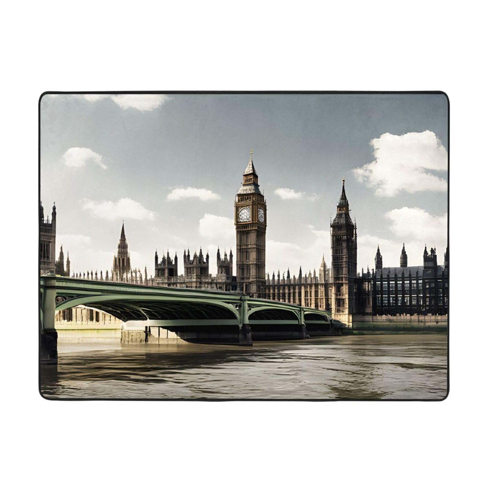 Tapis d'intérieur moderne doux anti-glisse pour sécuriser le salon