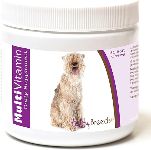 Miniatura 146 de Healthy Breeds Multivitamínico siberiano Husky para perros, suplemento diario recomendado por veterinarios, sabor a tocino, 60 masticables suaves