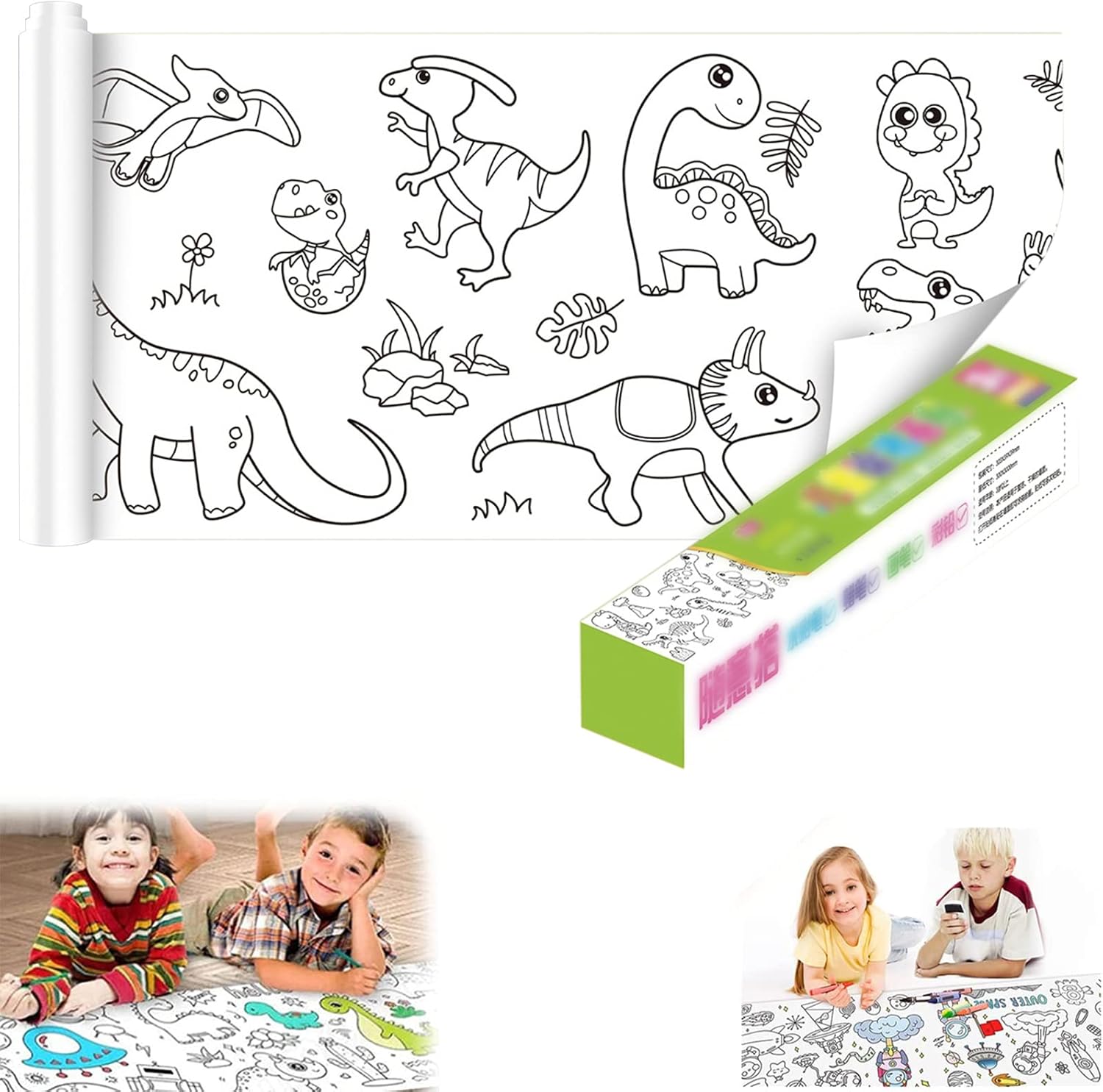 Children's Drawing Roll, 2023 New Creative Coloring Paper
