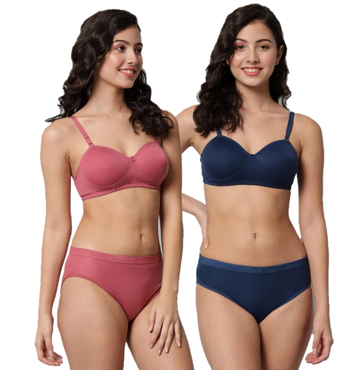 CINOON Women Sexy Cotton 2 Piece Bra and Panties Lingerie Set for Honeymoon | Anniversary | Everyday Bra Panty Combo CINOON Women Sexy Cotton 2 Piece Bra and Panties Lingerie Set for Honeymoon | Anniversary | Everyday Bra Panty Combo