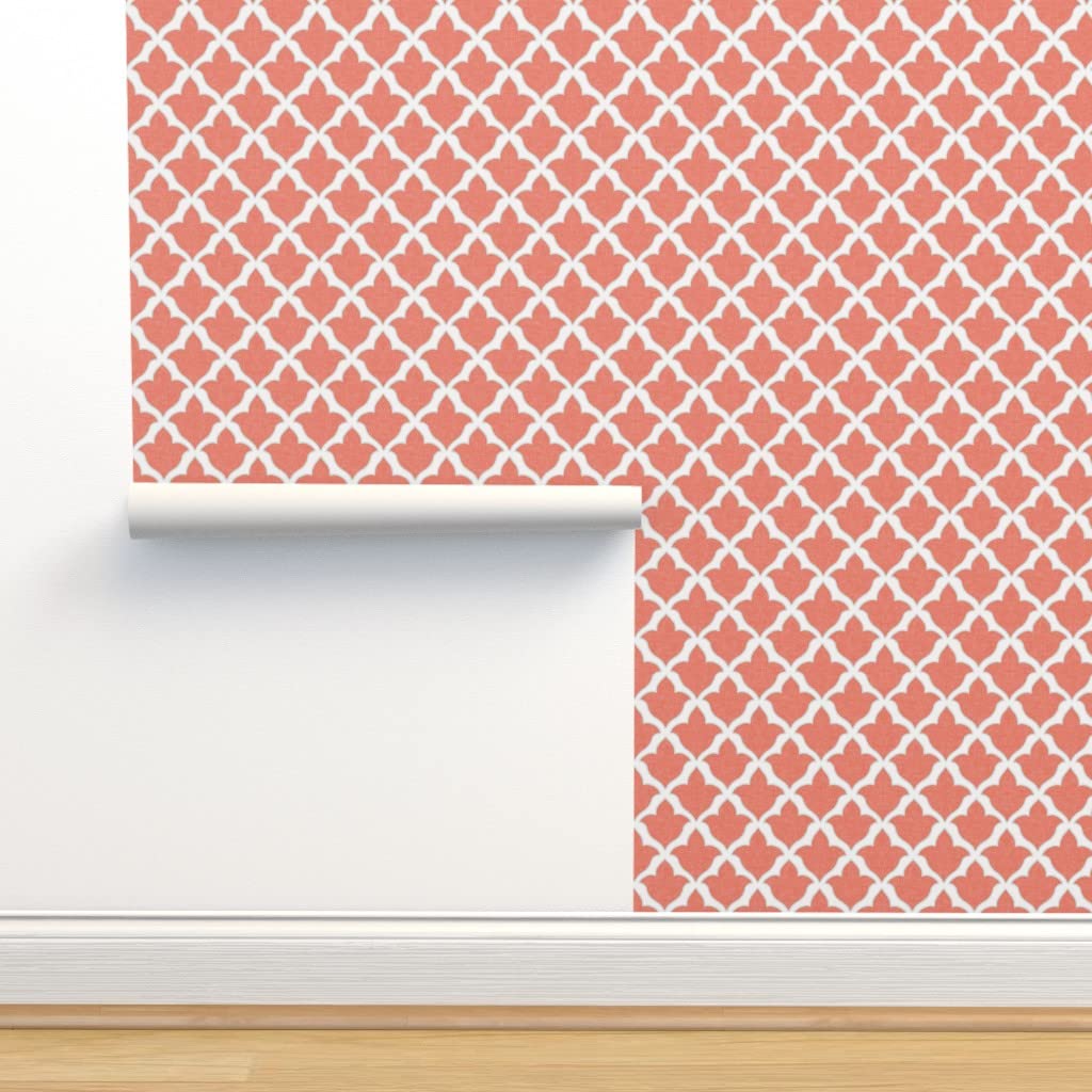 Vivid Ogee Paint Coral Way Wallpaper Nature Vivid Ogee Paint Coral Way Wallpaper Nature