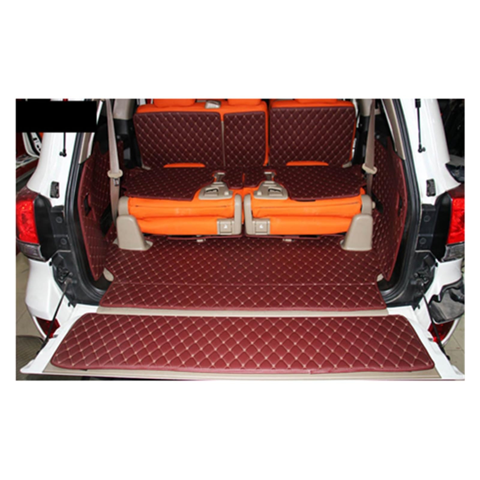 Tapis de coffre complet pour LX 570 7 places 2007-2020 étanche couleur W