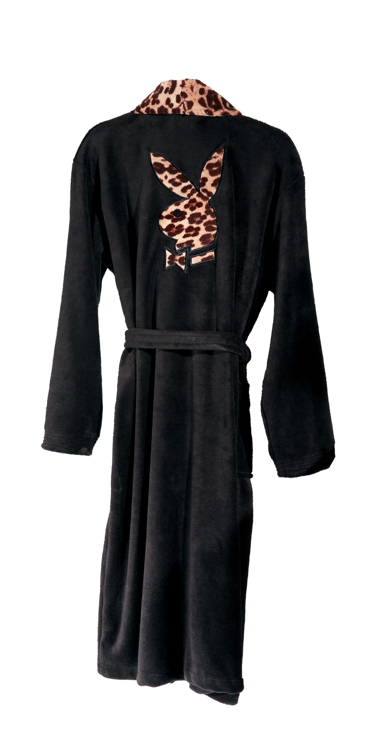 Playboy - Accappatoio per sauna e bagno, motivo leopardato, taglia M, L, XL