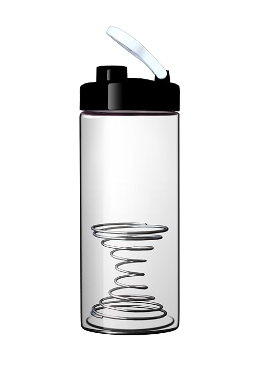 Sun's Tea (TM) 21oz Borosilicate Glass Blender Bottle/Shaker Bottle