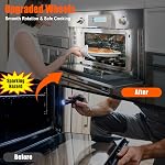 00795449 Turntable Tray Replacement Fits for Bosch Microwave Ovens Select Models | Metal Black Plate 795449 | Replaces microwave oven tray 795449