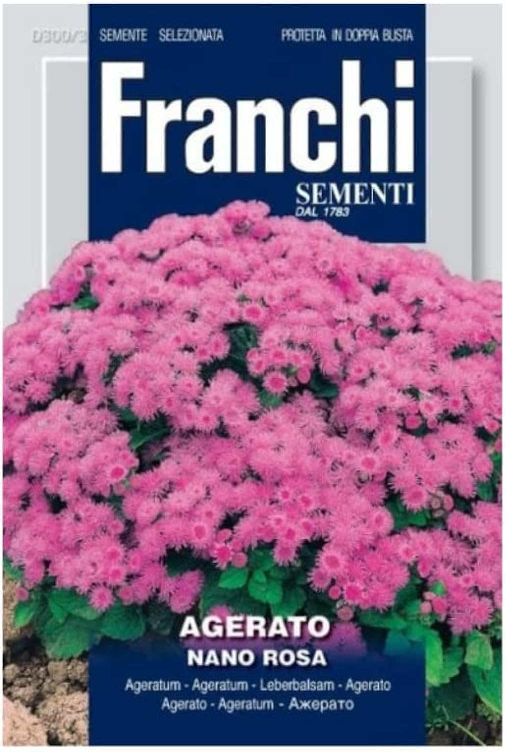 Agerato Nano Rosa Ageratum Seeds By Franchi"Garden Care"