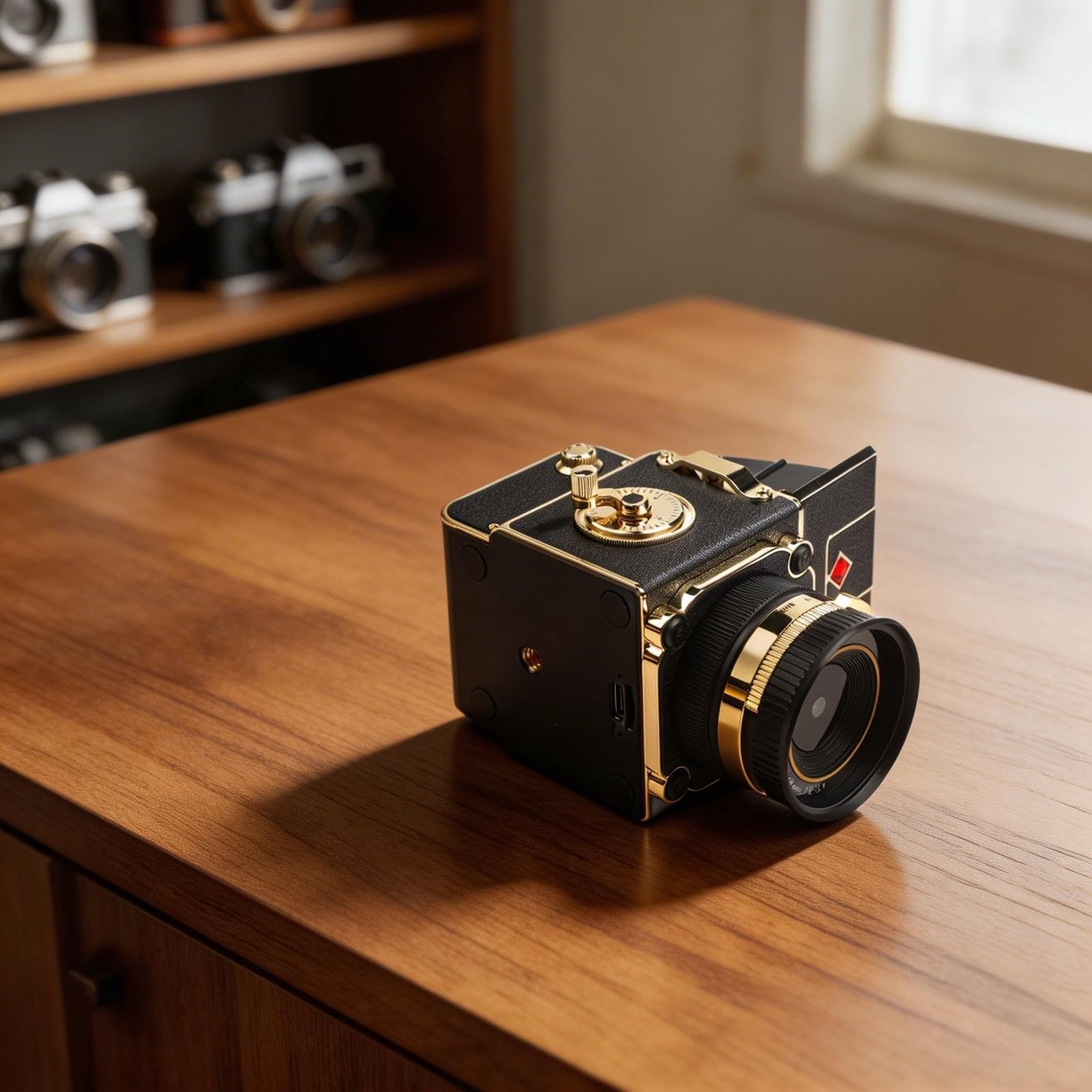 Fotocamera digitale retrò leggera con prestazioni di imaging da 54 MP e video FHD 4K per vlogger e hobbisti (nero)