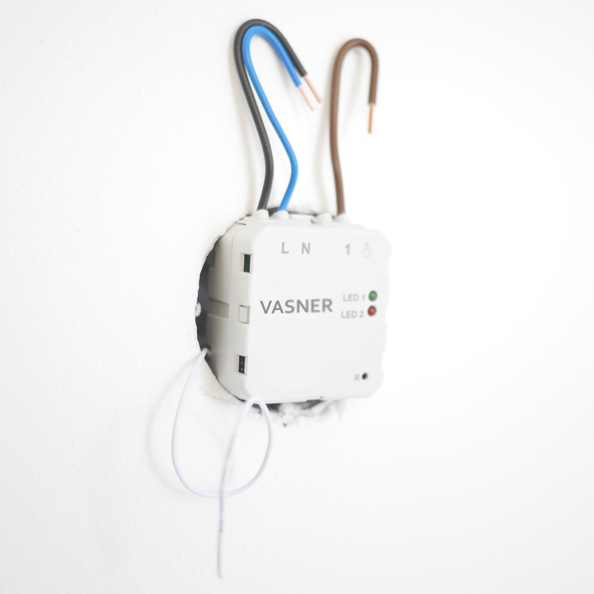 VASNER Funk Raumthermostat Set VFTB-US Unterputz für Infrarotheizung, digital, bis 9 Empfänger, programmierbar