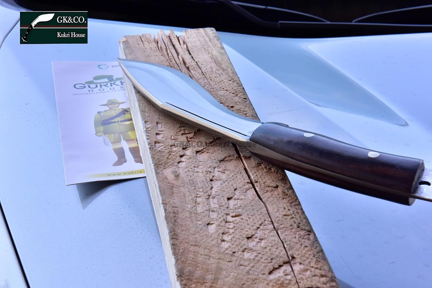 GK&CO. Kukri House Genuine - 8" AEOF Afghan Official Issued Genuine Kukri/Khukuri Knives Red Sheath GK&CO.Kukri In Nepal