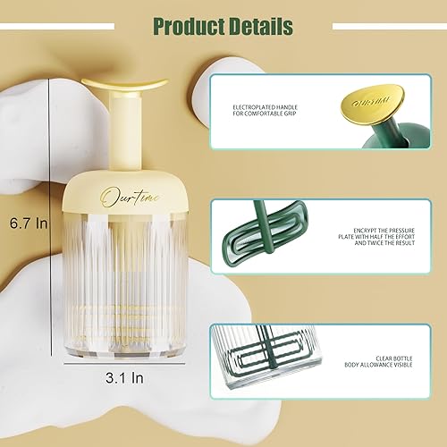 Miniatura 4 de Espumador de lavado facial, máquina de espuma para lavado facial, limpiador facial semiautomático, máquina de batir de malvavisco para espuma