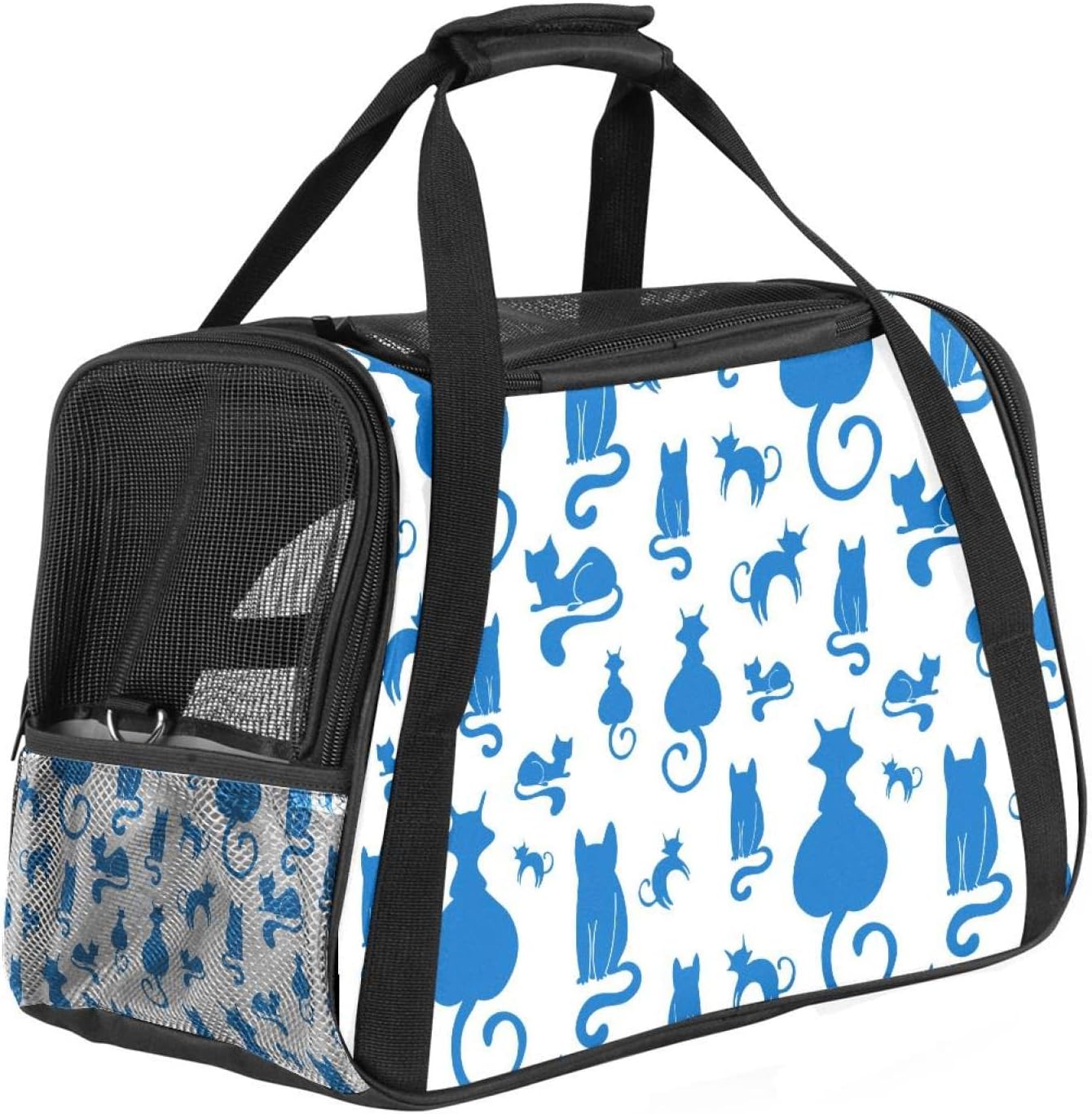 ペットバッグ ペットキャリーバッグ 通気性 猫用・小型犬・うさぎ用 手提げ キャリーバッグ 車載/ドライブ/キャンピング/旅行/通院