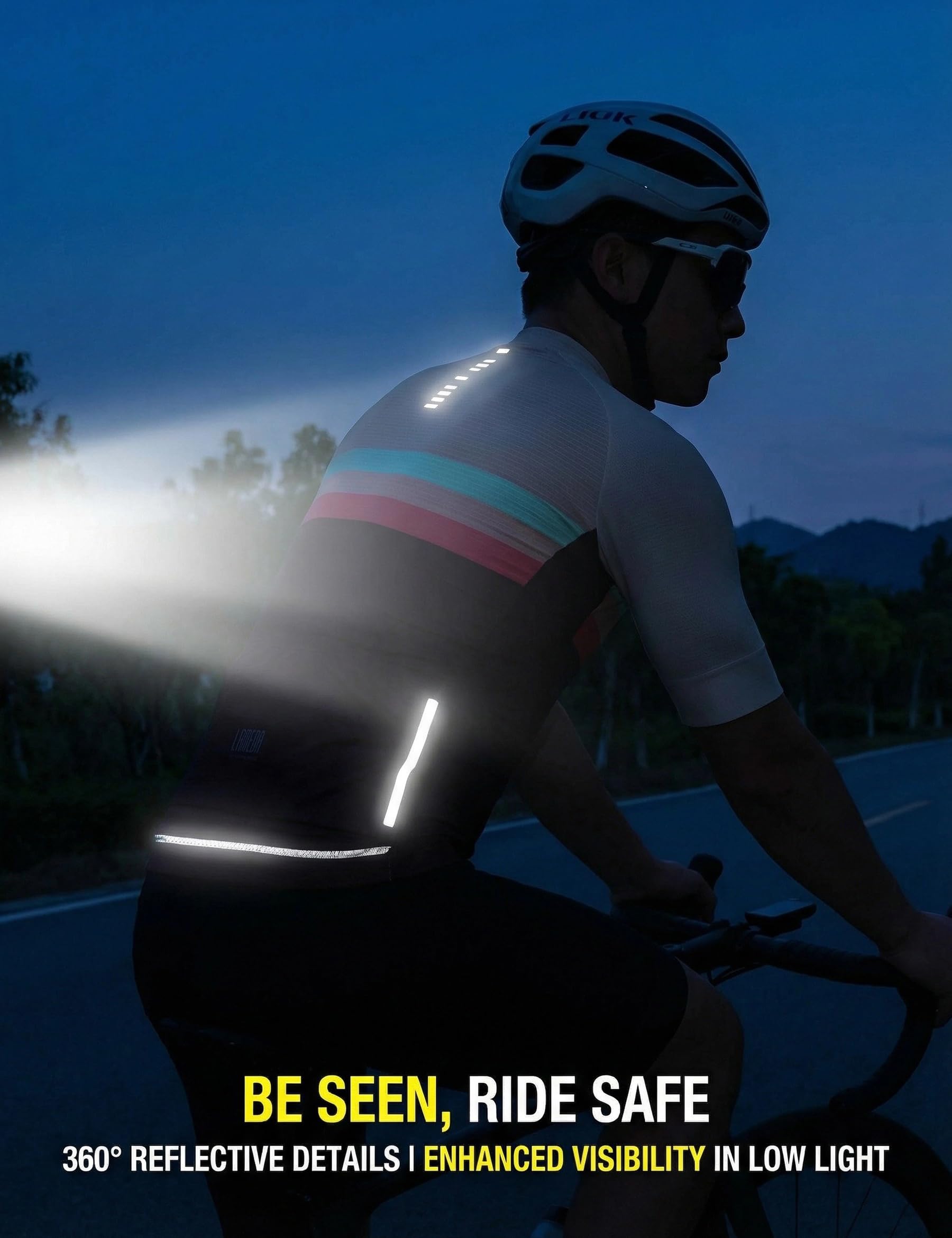 LAMEDA Maillot Ciclismo Hombre MTB Camisetas Transpirable Secado Rápido Jersey Bicicleta