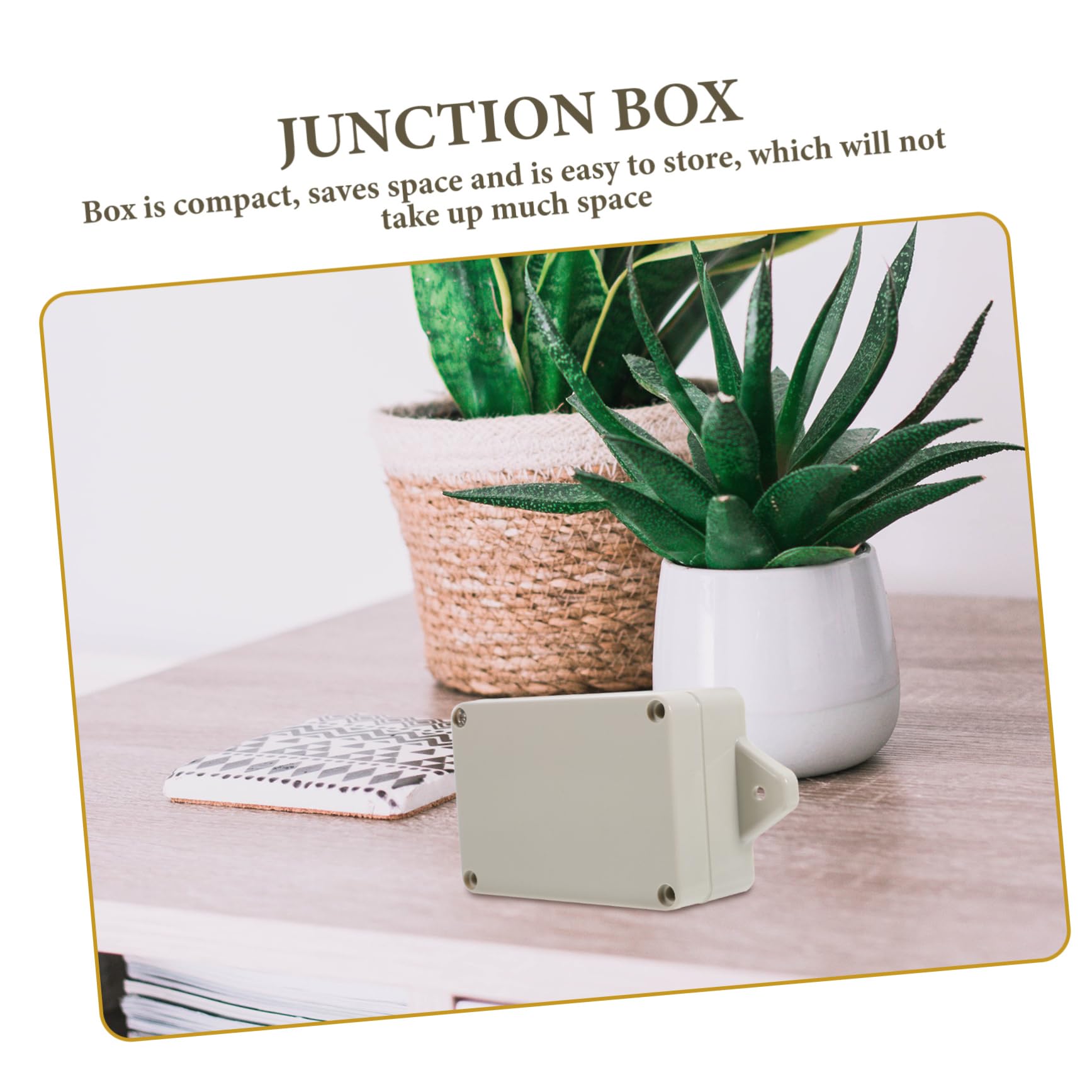 jojofuny 10pièces Boîte De Jonction Électronique Étanche Enclosure Plastique Pour Projets Électriques Lot De Dimensions Pour Applications Extérieures Et Bricolage