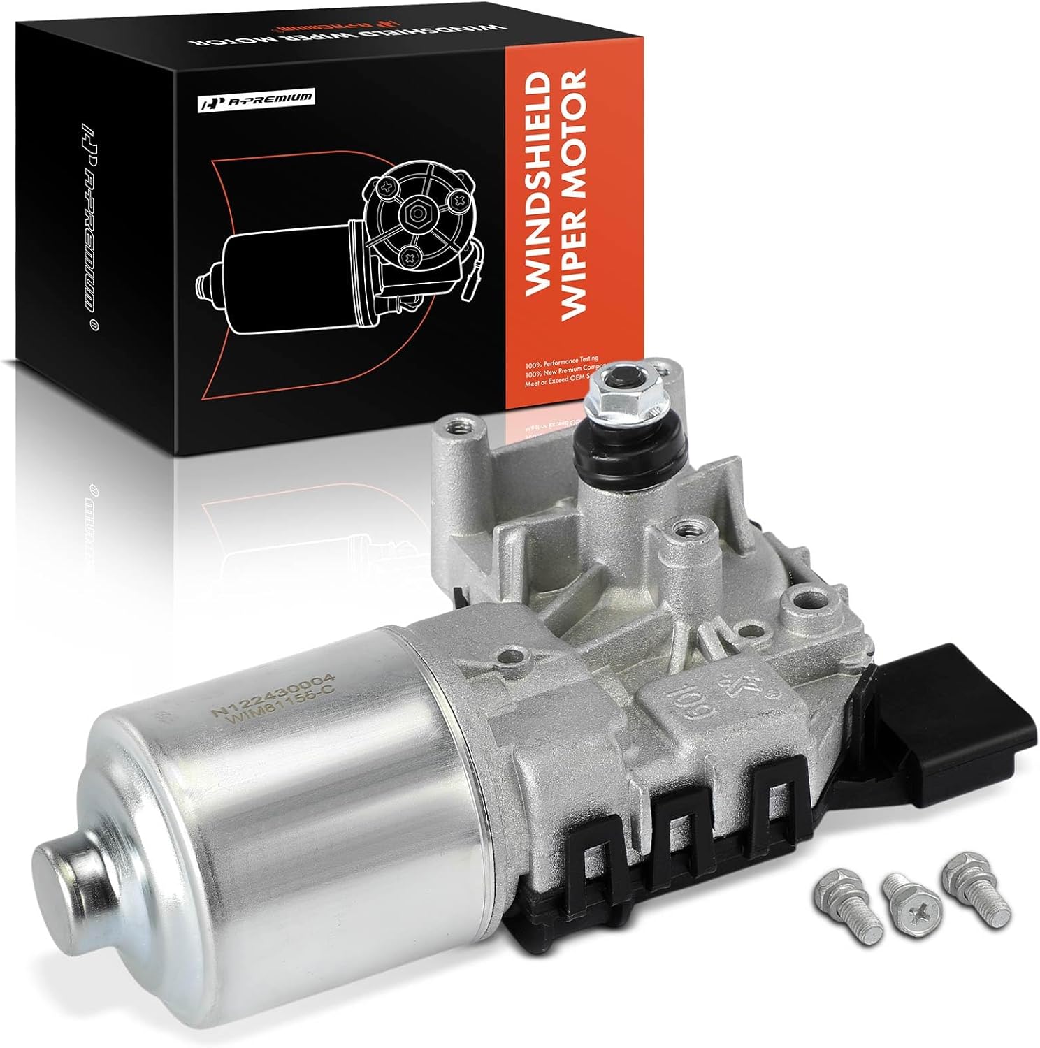 A-Premium Front Windshield Wiper Motor Compatible with Kia Sorento 2019-2020, Telluride 2020, Seltos 2021 & Hyundai Santa Fe 2019-2020, 5-Pin