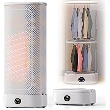 Portable Clothes Dryer for Apartments, Foldable Dryer with Drying Bag, Compact Dryer for Travel, RV, Home for Delicate Garments, Underwear, Baby Clothes