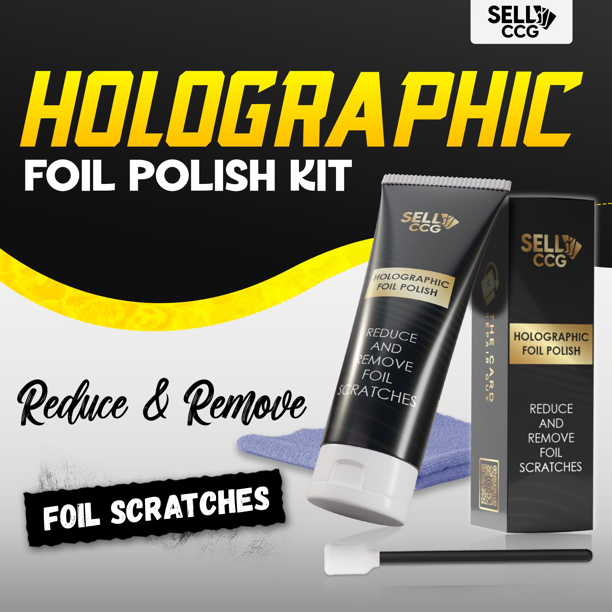 Amazon.com: SellCCG Trading Card Polish Kit for Holographic Foil