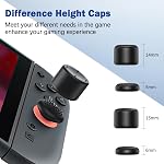 DLseego Thumb Grips Designed for Nintendo Switch 2 (2025), Soft Silicone Joycon Analog Controller Protective Anti-Slip Cover 8 PCS Button Joy Con Joystick Caps Covers - Black