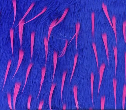 Tela fucsia real de piel sintética de 2 tonos, 60 pulgadas de ancho, vendido por The Yard