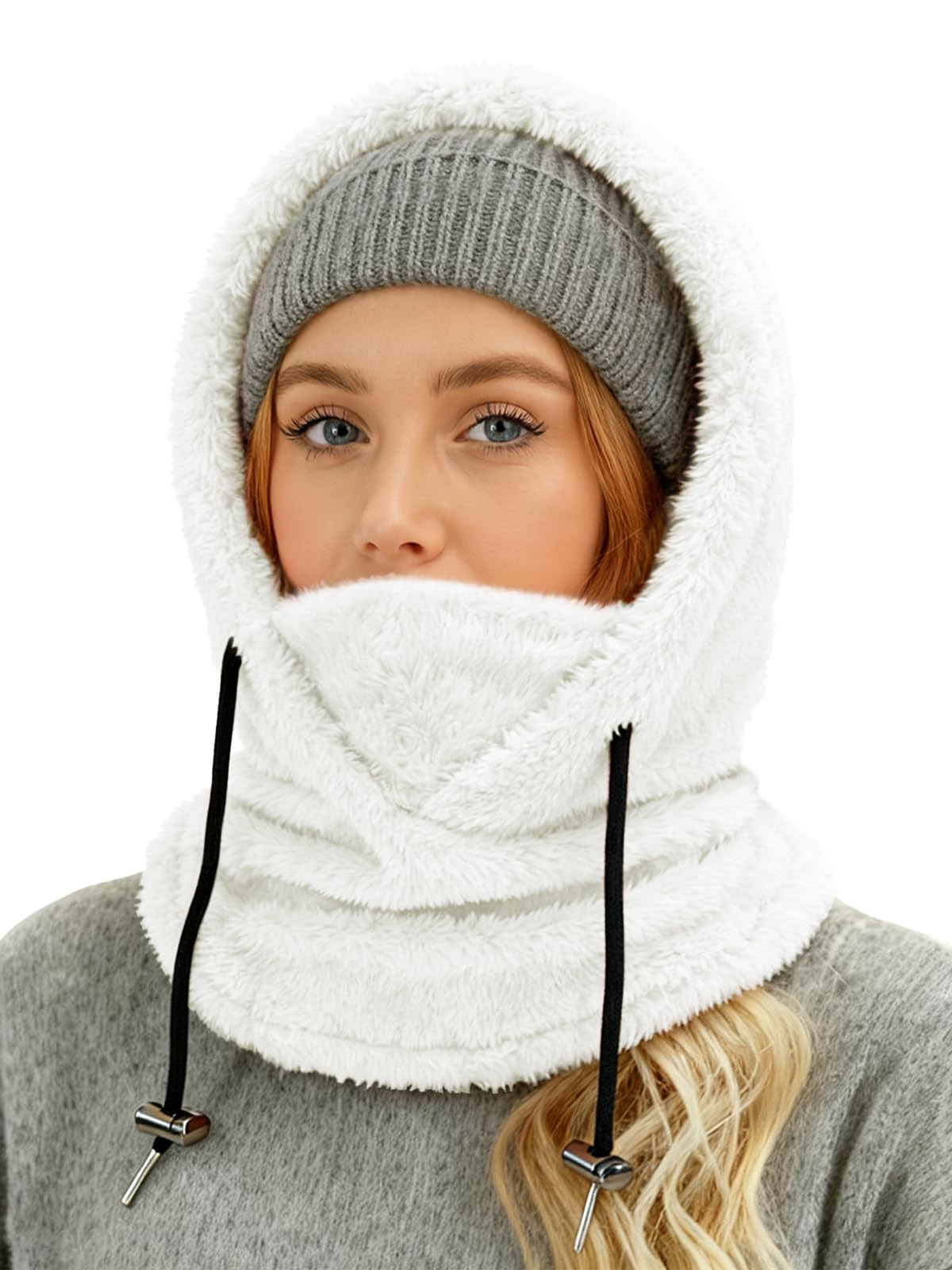 YESLIFE Winter Balaclava Ski Masks for Cold Weather, Fleece Thermal Face Mask, Neck Gaiters