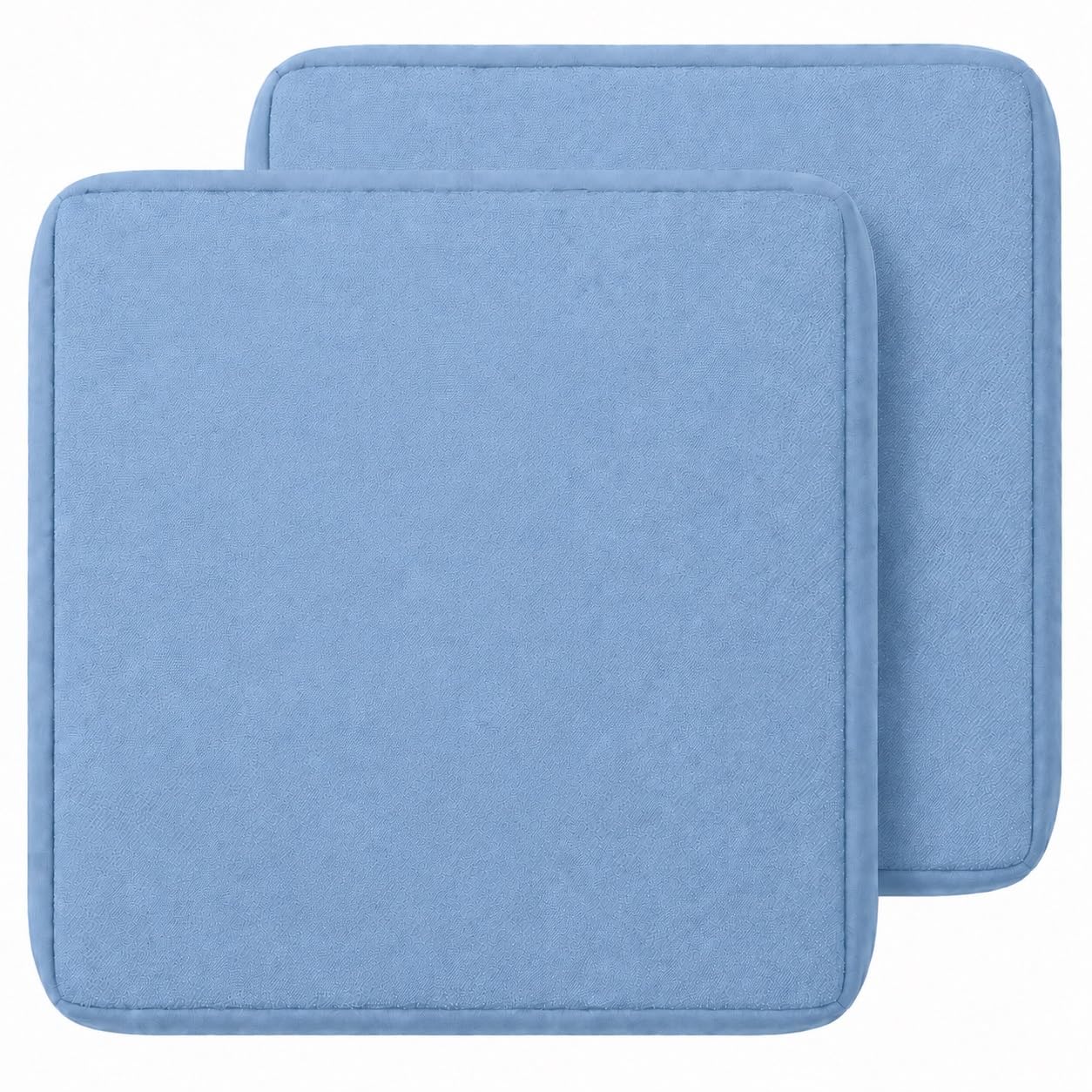 GZGLZDQ Outdoor Cushion Covers 1/2/4 Waterproof, Rattan Cushions Replacement Set with Zipper, Polyester, Durable Garden Furniture Covers for Patios(Blue Gray,60 X 55 X 10 CM(1pc))