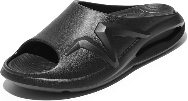 NORTIV8 Unisex Slide Sandals Men Women Lightweight Sandals with Arch Support Non-Slip Thick Sole Slippers Summer Athletic Sandals Outdoor Indoor Smaller Size Recommended