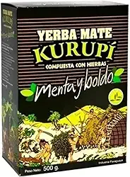 Erva Para Tereré Sabor Menta Y Boldo 500 Gramas - Kurupí